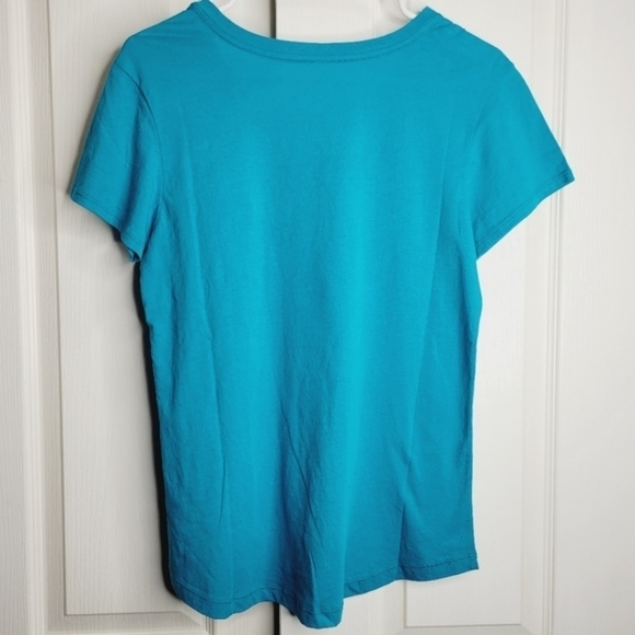 Ivory Ella Short Sleeved tshirt in small blue - Picture 5 of 5